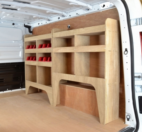 Vauxhall Vivaro Plywood Van Racking (2001-2019 model vans) - Shelving Unit - WRK1.4