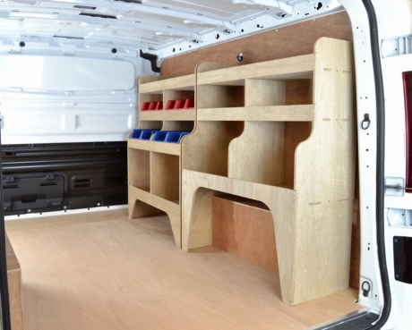 Fiat Talento Plywood Van Racking-Shelving Package - WRK9.12