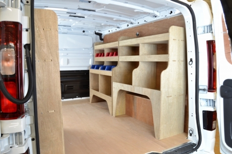 Vauxhall Vivaro Plywood Van Racking - Shelving Package (2001-2019 model vans)- WRK2.9.12