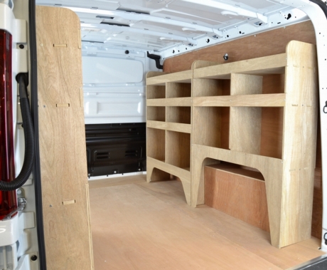 Vauxhall Vivaro Plywood Van Racking - Shelving Package (2001-2019 model vans) - WRK1.1.3