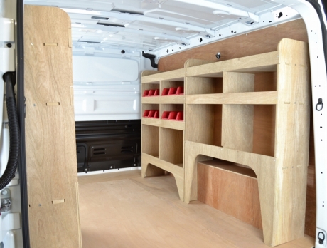 Vauxhall Vivaro Plywood Van Racking - Shelving Package (2001-2019 model vans)- WRK1.1.4