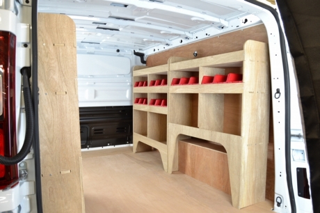 Vauxhall Vivaro Plywood Van Racking - Shelving Package (2001-2019 model vans) - WRK2.2.4