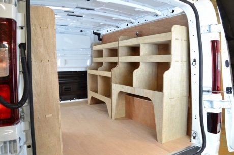 Renault Trafic Plywood Van Racking - Shelving Package - WRK1.9.11