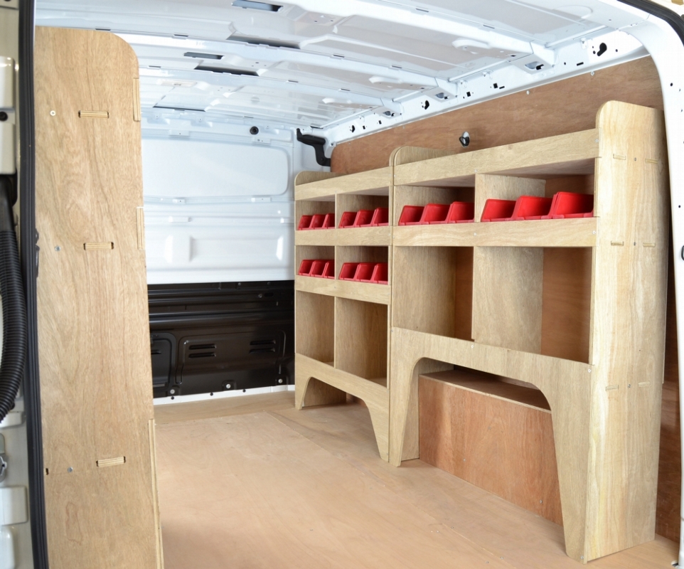 plywood van racking