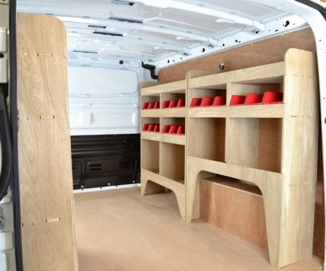 Renault Trafic Plywood Van Racking - Shelving Package - WRK2.2.4