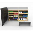 Vauxhall Vivaro Plywood Van Racking DRIVERS SIDE - Shelving Units (2001-2019 model vans)  - WRK13.67