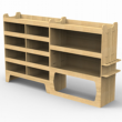 Vauxhall Vivaro Plywood Van Racking DRIVERS SIDE - Shelving Units (2001-2019 model vans)  - WRK13.67