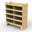 Vauxhall Vivaro Plywood Van Racking DRIVERS SIDE - Shelving Units (2001-2019 model vans)  - WRK13.67