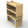 Renault Trafic  Plywood Van Racking - Shelving Unit - WR13