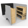 Vauxhall Vivaro Plywood Van Racking  BOTH SIDES - Shelving Units (2001-2019 model vans)  - WRK13.13