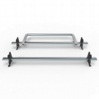 Vauxhall Vivaro Aero-Tech 2 bar roof rack - load stops - rear roller 2019 onwards model (AT127LS+A30)