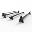 Vauxhall Vivaro Roof Rack Bars 2019 onwards Stealth 3 bar with stops and roller (DM128LS+A30)