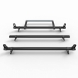 Peuegot Partner 2018 On Roof Rack ALUMINIUM Stealth 3 Bar & Load Stops & Roller (DM130LS+A30)