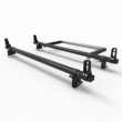 Toyota Proace City Roof Rack ALUMINIUM Stealth 2 Bar & Load Stops & Roller (DM129LS+A30)