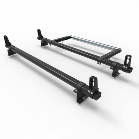 Toyota Proace City Roof Rack ALUMINIUM Stealth 2 Bar & Load Stops & Roller (DM129LS+A30)