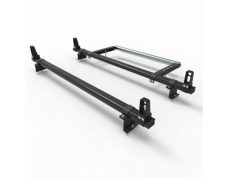 Toyota Proace City Roof Rack ALUMINIUM Stealth 2 Bar & Load Stops & Roller (DM129LS+A30)