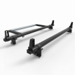 Toyota Proace City Roof Rack ALUMINIUM Stealth 2 Bar & Load Stops & Roller (DM129LS+A30)