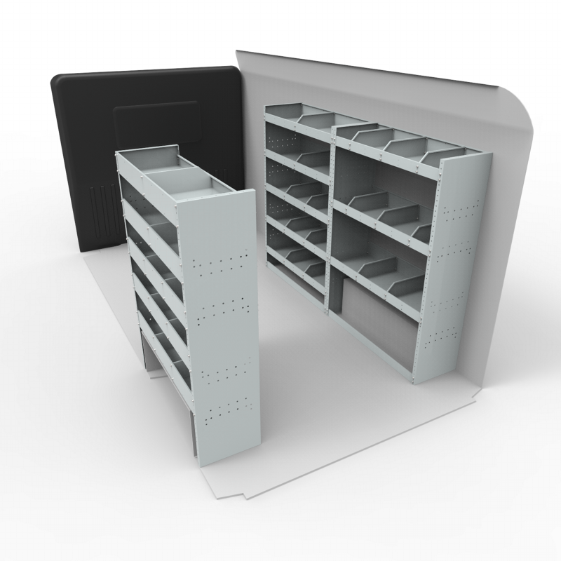 ford transit high roof shelving