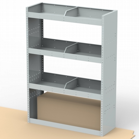 Citroen Relay Steel Van Racking 1.5m Tall Shelving Unit - HS13