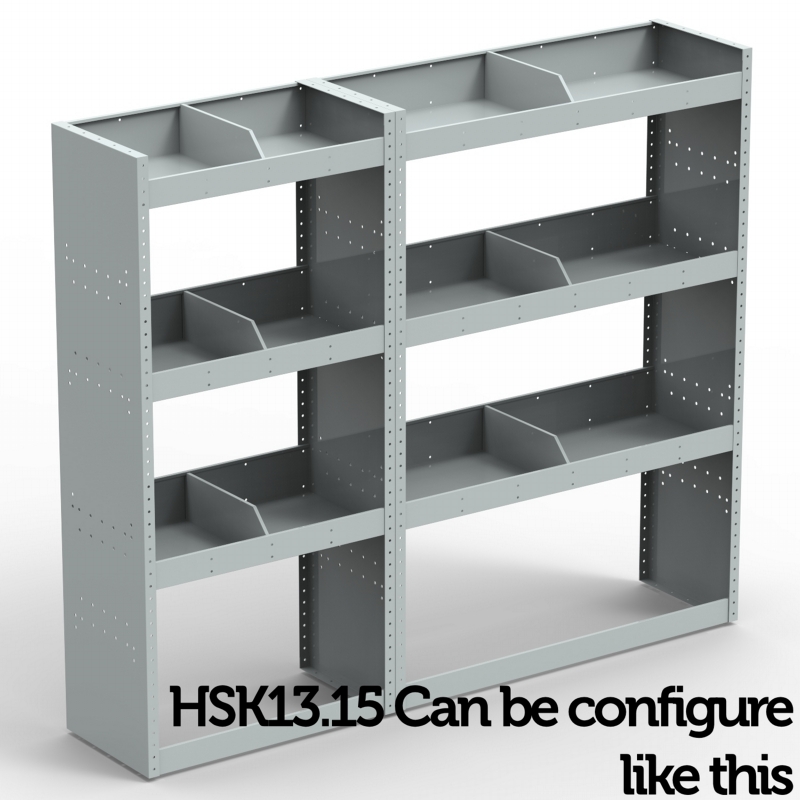 Relay Storage Shelf Citroen Relay Steel Van Racking 1.5m Tall Shelving Package - HSK13.15 ...