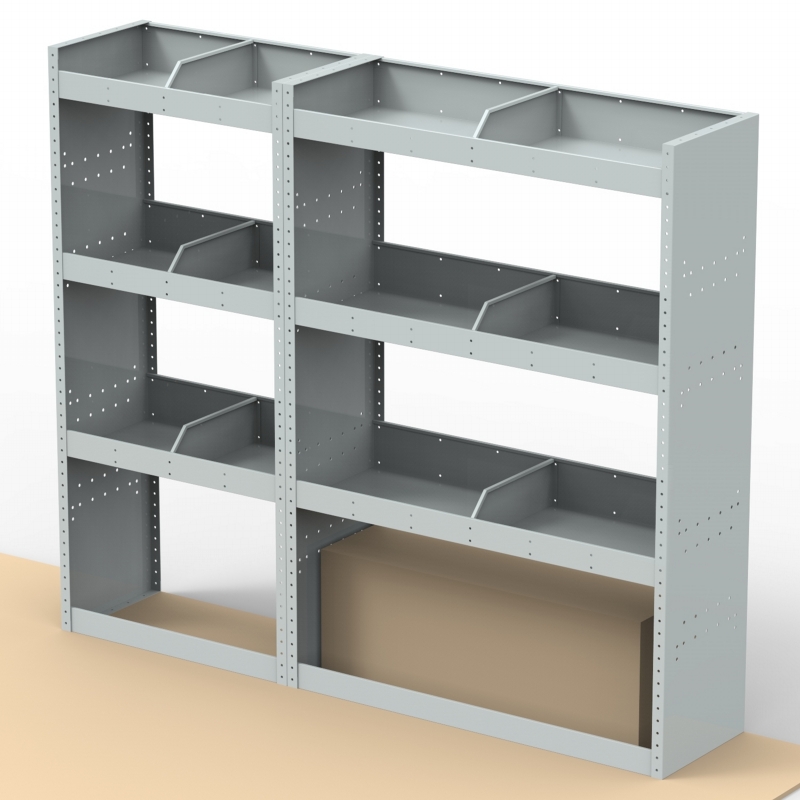 Vauxhall Movano Steel Van Racking 1.5m Tall Shelving Package - HSK13.15 ...