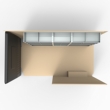 Citroen Relay LWB Steel Van Racking 1.5m Tall Shelving Package - HSK1.5.5