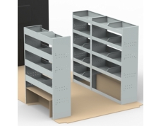 Ford Transit MWB Steel Van Racking 1.5m Tall Shelving Package - HSK1.5.5
