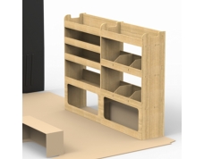 Vauxhall Movano Plywood Van Racking 1.5m Tall Shelving Package - HRK1.3