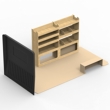 Vauxhall Movano Plywood Van Racking 1.5m Tall Shelving Package - HRK1.3