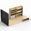 Vauxhall Movano Plywood Van Racking 1.5m Tall Shelving Package - HRK1.4