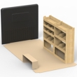Vauxhall Movano Plywood Van Racking 1.5m Tall Shelving Package - HRK1.4