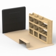 Vauxhall Movano Plywood Van Racking 1.5m Tall Shelving Package - HRK1.5.5