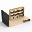 Volkswagen Crafter Plywood Van Racking 1.5m Tall Shelving Package - HRK1.6.5