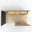 Citroen Relay LWB Plywood Van Racking 1.5m Tall Shelving Package - HRK1.7.3