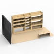 Vauxhall Movano LWB Plywood Van Racking 1.5m Tall Shelving Package - HRK2.7.4