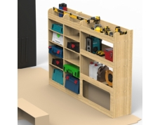 Volkswagen Crafter Plywood Van Racking 1.5m Tall Shelving Package - HRK2.7.7