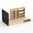 Volkswagen Crafter Plywood Van Racking 1.5m Tall Shelving Package - HRK2.7.7