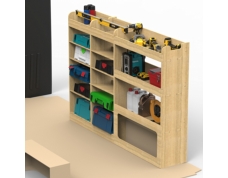 Vauxhall Movano Plywood Van Racking 1.5m Tall Shelving Package - HRK2.7.7