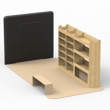 Vauxhall Movano Plywood Van Racking 1.5m Tall Shelving Package - HRK2.7.7