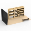 Mercedes Sprinter Plywood Van Racking 1.5m Tall Shelving Package - HRK4.7.8