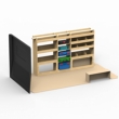Vauxhall Movano Plywood Van Racking 1.5m Tall Shelving Package - HRK4.7.8