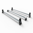 Vauxhall Vivaro  3 bar roof rack - load stops 2001-14 model (AT9LS)