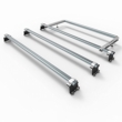 Vauxhall Vivaro  3 bar roof rack - rear roller 2001-14 model (AT9+A30)