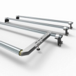 Vauxhall Vivaro  3 bar roof rack - rear roller 2001-14 model (AT9+A30)