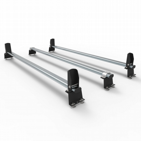 Renault Trafic  3 bar roof rack - load stops 2001-14 model (AT9LS)