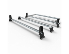 Vauxhall Vivaro  3 bar roof rack - load stops - rear roller 2001-14 model (AT9LS+A30)