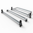 Vauxhall Vivaro  3 bar roof rack - load stops - rear roller 2001-14 model (AT9LS+A30)