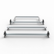 Nissan Primastar 3 bar roof rack - load stops - rear roller 2001-14 model (AT9LS+A30)