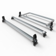 Nissan Primastar 3 bar roof rack - load stops - rear roller 2001-14 model (AT9LS+A30)