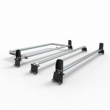 Nissan Primastar 3 bar roof rack - load stops - rear roller 2001-14 model (AT9LS+A30)